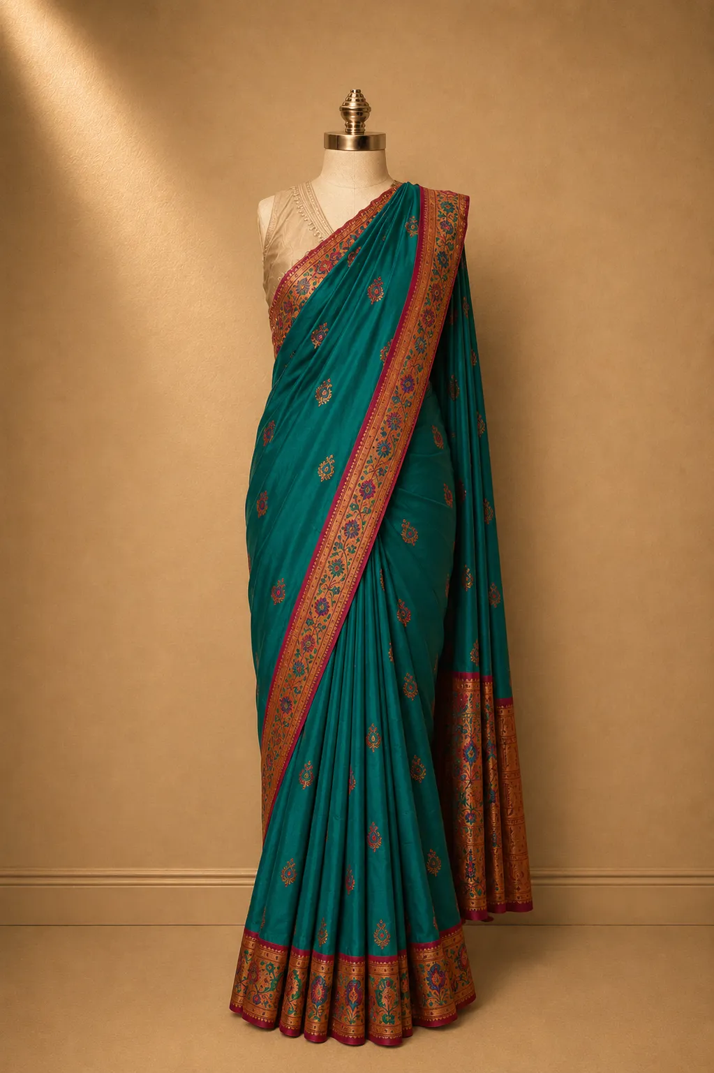 Neelambari Rani Border Kanjivaram Art Silk Saree